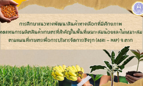 แนวทางพัฒนากล้วยน้ำว้าทดแทนข้าวโพดเลี้ยงสัตว์ (Agri-Map ตาก)